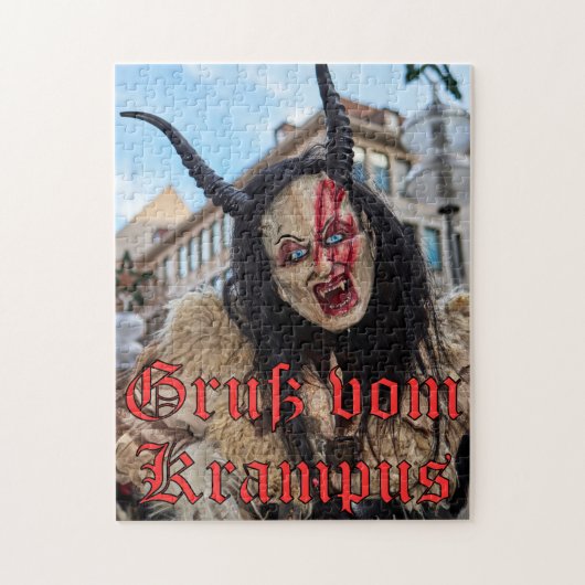 Krampus Puzzle Legpuzzel (Verticaal)