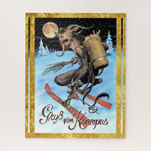Krampus Puzzle Legpuzzel (Verticaal)