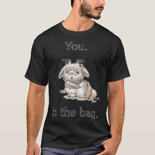 Krampus "U in de tas" Essential T-Shi T-shirt (Voorkant)