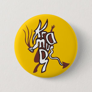 Krampus Ronde Button 5,7 Cm