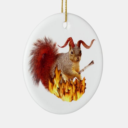 Krampus Squirrel Ornament (Rechts)