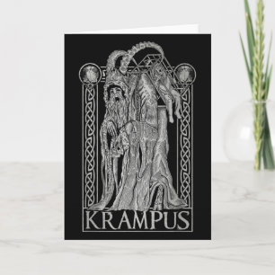 Krampus - Ss Van Krampus Donkere Gotische Kerstmis Kaart