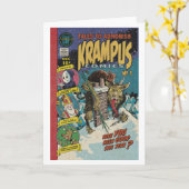 Krampus Strips Card Kaart (Gele Bloem)