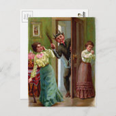  Krampus Surprise Briefkaart (Voorkant / Achterkant)