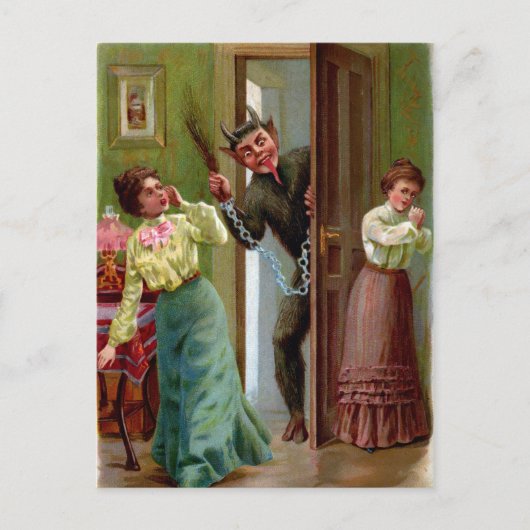  Krampus Surprise Briefkaart (Voorkant)