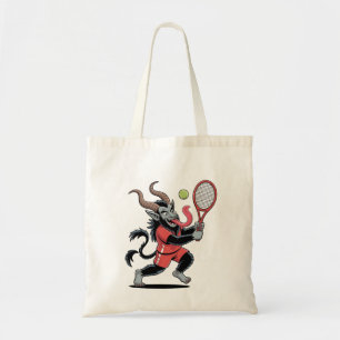 Krampus Tennis Kerstmis Court Demon Tennis Tote Bag
