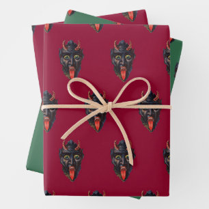 Krampus Thed Inpakpapier Vel