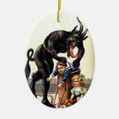 Krampus vient pour le mauvais ornement de Noël (Devant)