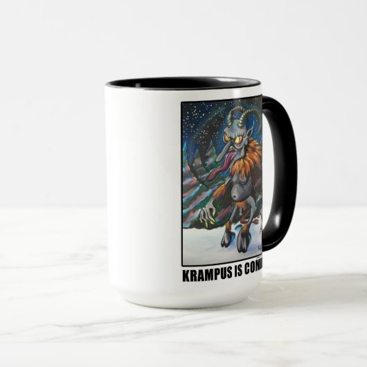 KRAMPUS VIENT ! Tasse (Devant droit)