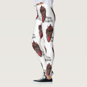 Krampus Vrolijk Kerstfeest leggings (Links)