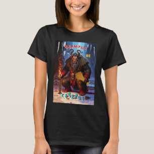 Krampus Wees Voorzichtig T-shirt