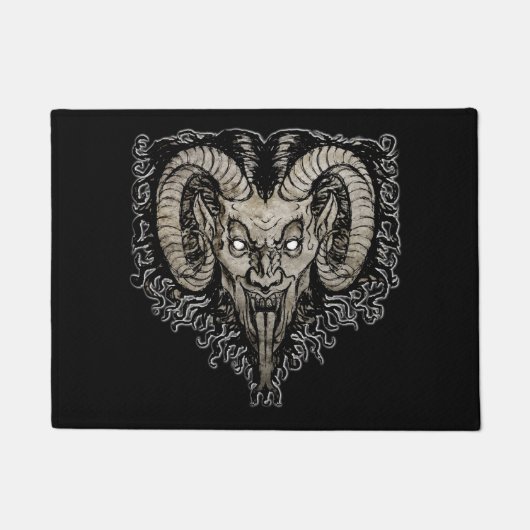 Krampus Welcome Mat (Voorkant)