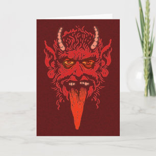 Krampus Wenskaart Kaart