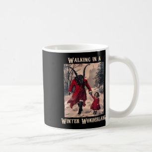 Krampus Winter Wonderland Gotische Kerstontwerp Koffiemok
