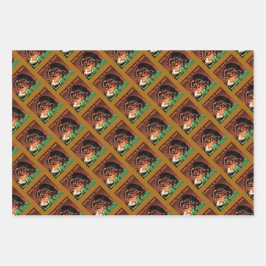 Krampus Wrapping Paper (3 design) (Voorkant 2)