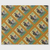 Krampus Wrapping Paper Cadeaupapier (Vlak)