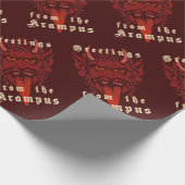 Krampus Wrapping Paper Cadeaupapier (Hoek)