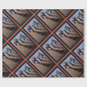 Krampus Wrapping Paper Cadeaupapier (Vlak)