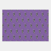 Krampus Wrapping Paper Flat Sheet Set 3 (Voorkant)