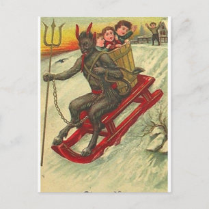 Krampus & Zijne Trident Briefkaart