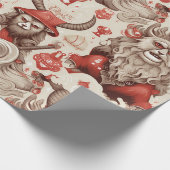 krampuspatroon cadeaupapier (Hoek)
