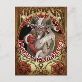 Krampy Holidays Post Card Feestdagenkaart