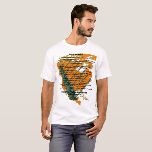 KRANE OPERATOR APPLICATION SKILLS PLUS US MAP T-SHIRT