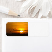 Kranen bij zonsopgang etiket (Insitu)