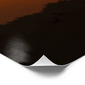 Kranen bij zonsopgang perfect poster (Hoek)