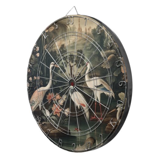  kranen en paleizen in de tropen dartbord (Voorkant Rechts)