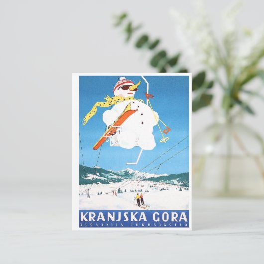 Kranjska Gora, Slovenië, Joegoslavië, Briefkaart (Staand voorkant)