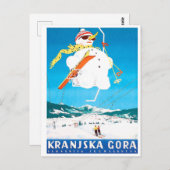 Kranjska Gora, Slovenië, Joegoslavië, Briefkaart (Voorkant / Achterkant)