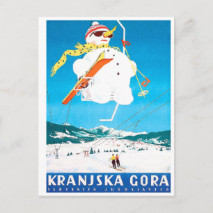 Kranjska Gora, Slovenië, Joegoslavië, Briefkaart
