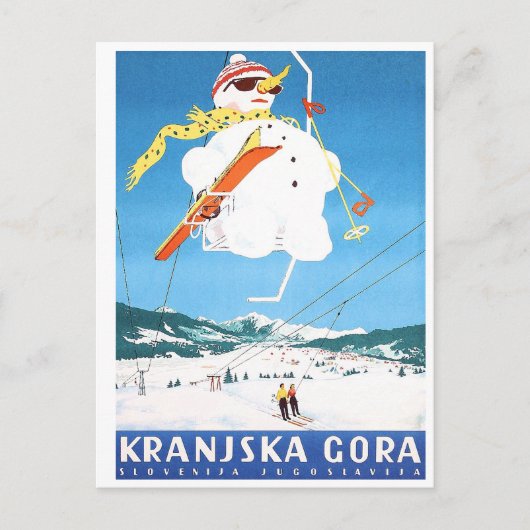 Kranjska Gora, Slovenië, Joegoslavië, Briefkaart (Voorkant)