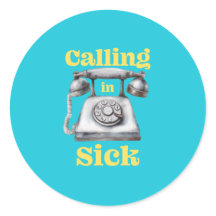 Krank Berichten Sticker