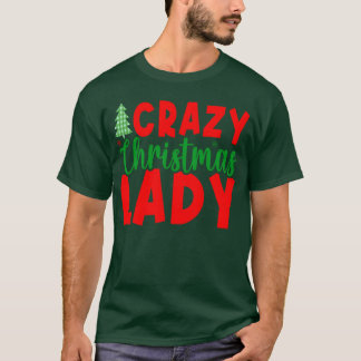 Krankzinnige Kerstmis Dames vriend T-shirt