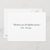 Krankzinnige moeders briefkaart (Voorkant / Achterkant)