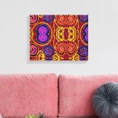 KRANKZINNIGE ROLLEN CANVAS AFDRUK (Insitu (Woonkamer))