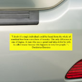 krankzinnigheid bumpersticker (Op auto)