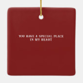  krans Beagle Dog Square Ornament (Achterkant)