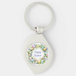  krans Bloemen Happy Easter Eggs Flowers Sleutelhanger