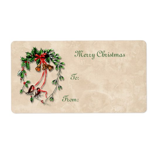 krans geschenk Label (Voorkant)