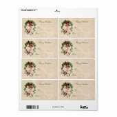 krans geschenk Label (Full Sheet)