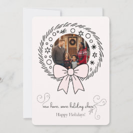 Krans Huis Verwelkoming Vakantie Verhuisbericht Feestdagenkaart