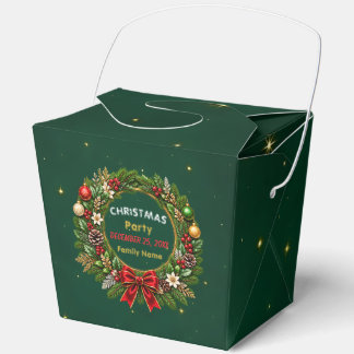 Krans Kerstfeest Bedankdoosjes
