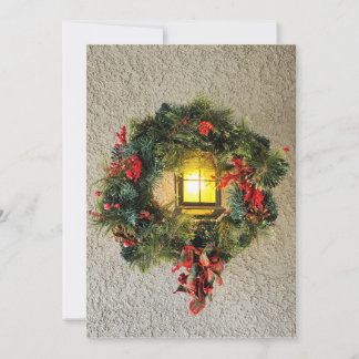 Krans kerstkaart