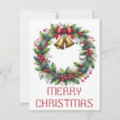 Krans Kerstkaart (Voorkant)