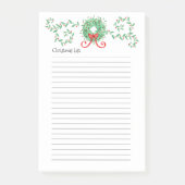 Krans Kerstlijst 4 x 6 Post-it® Notes (Voorkant)