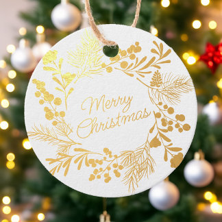 Krans kersttag – gepersonaliseerd cadeau bedankjes labels