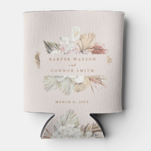 Krans pampas gras bruiloft blikjeskoeler